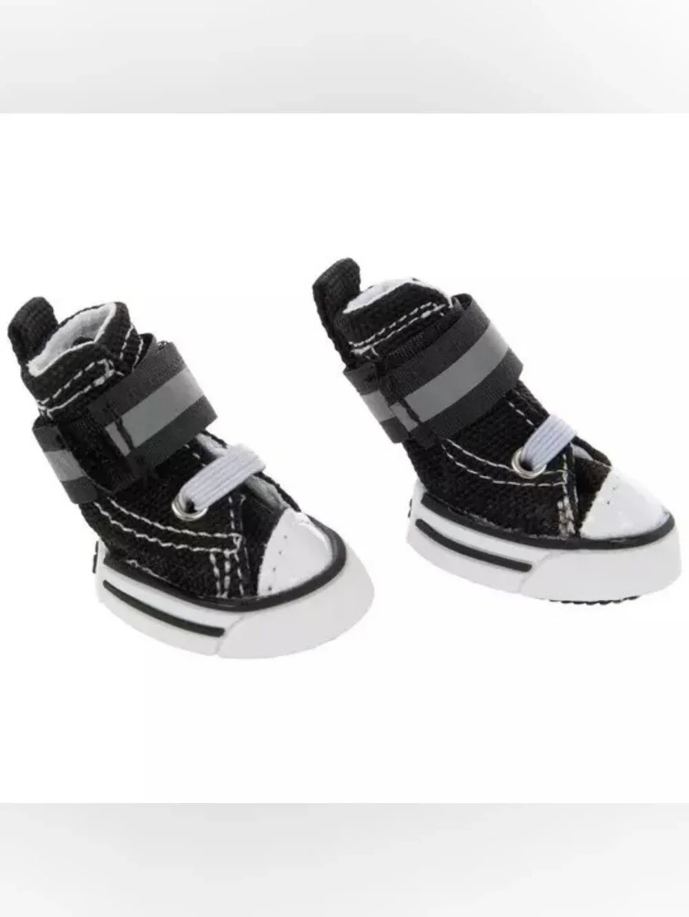 NWT Pink Cabana Co Dog Black High-Top Tennis Shoes 4 Pk Size Small